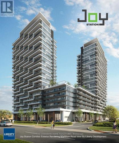 B-2305 - 9751 Markham Road, Markham, ON - Outdoor With Balcony With Facade