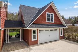 Double car garage with full loft - 