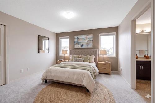 this photo has been virtually staged - 231 Bellflower Road, Winnipeg, MB - Indoor Photo Showing Bedroom