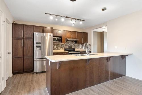 231 Bellflower Road, Winnipeg, MB - Indoor Photo Showing Kitchen With Double Sink