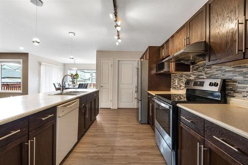 231 Bellflower Road, Winnipeg, MB - Indoor Photo Showing Kitchen With Double Sink With Upgraded Kitchen