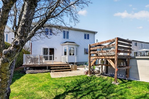 Face arrière - 476 Rue Des Mésanges, Beloeil, QC - Outdoor With Deck Patio Veranda