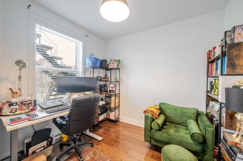 Chambre à coucher - 2602  - 2604 Av. Mercier, Montréal (Mercier/Hochelaga-Maisonneuve), QC - Indoor Photo Showing Office