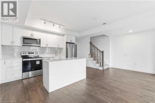 2782 Barton Street E Unit# 108, Hamilton, ON - Indoor Photo Showing Kitchen With Stainless Steel Kitchen With Upgraded Kitchen