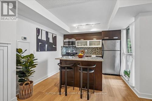 1012 - 100 Western Battery Road, Toronto, ON - Indoor Photo Showing Kitchen With Stainless Steel Kitchen