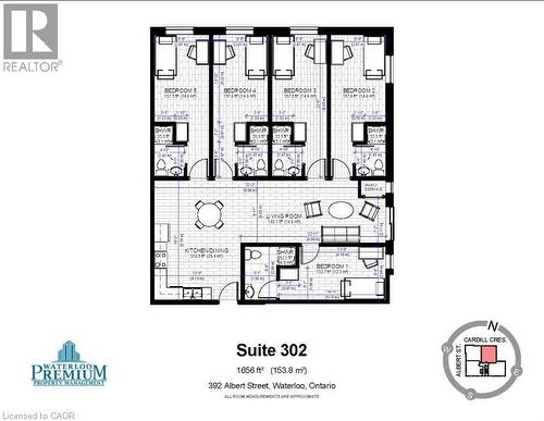 Floor plan - 392 Albert Street Unit# 302, Waterloo, ON - Other