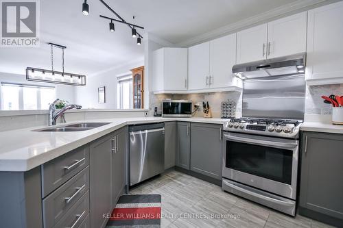 Modern kitchen - 10 Sinclair Crescent, Ramara, ON - Indoor Photo Showing Kitchen With Stainless Steel Kitchen With Double Sink