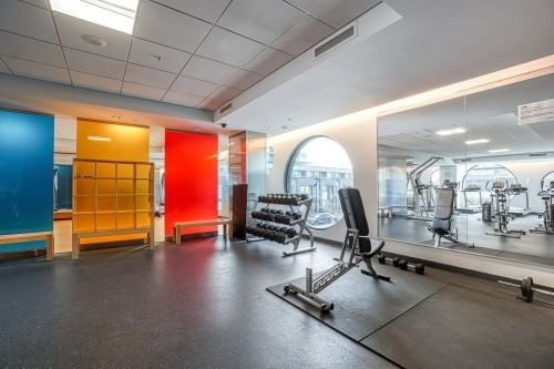 Salle d'exercice - 1706-199 Rue De La Rotonde, Montréal (Verdun/Île-Des-Soeurs), QC - Indoor Photo Showing Gym Room