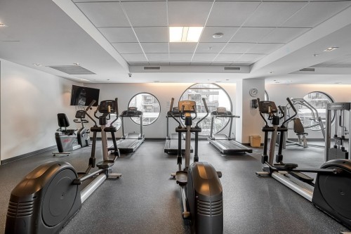 Salle d'exercice - 1706-199 Rue De La Rotonde, Montréal (Verdun/Île-Des-Soeurs), QC - Indoor Photo Showing Gym Room