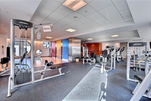 Salle d'exercice - 1706-199 Rue De La Rotonde, Montréal (Verdun/Île-Des-Soeurs), QC - Indoor Photo Showing Gym Room