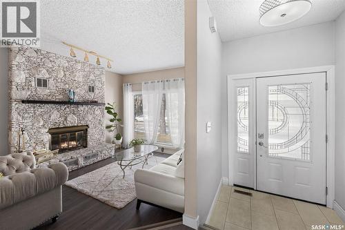 435 Christopher Road, Saskatoon, SK - Indoor Photo Showing Living Room With Fireplace