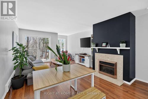 43 Crispin Private, Ottawa, ON - Indoor Photo Showing Living Room With Fireplace