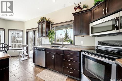 24 Bardel Crescent, Pilot Butte, SK - Indoor Photo Showing Kitchen With Double Sink