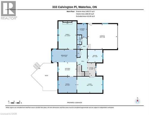 Floor plan - 333 Calvington Place, Waterloo, ON - Other