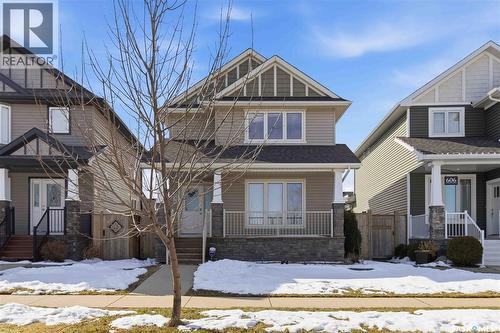 610 Stonebridge Common, Saskatoon, SK - Outdoor With Deck Patio Veranda With Facade