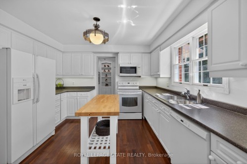 126 Forest Hill Crescent, Hamilton, ON - Indoor Photo Showing Kitchen With Double Sink