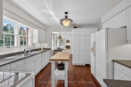126 Forest Hill Crescent, Hamilton, ON - Indoor Photo Showing Kitchen With Double Sink
