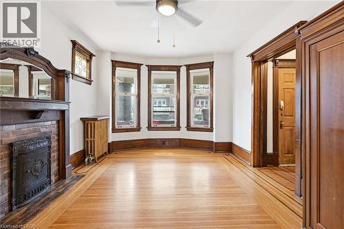 81 Carrick Avenue, Hamilton, ON - Indoor Photo Showing Other Room With Fireplace