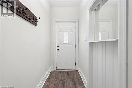 Front Door Inside Foyer - 224 Balsam Avenue S, Hamilton, ON - Indoor Photo Showing Other Room