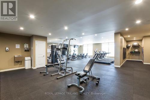 801 - 330 Ridout Street N, London East (East K), ON - Indoor Photo Showing Gym Room