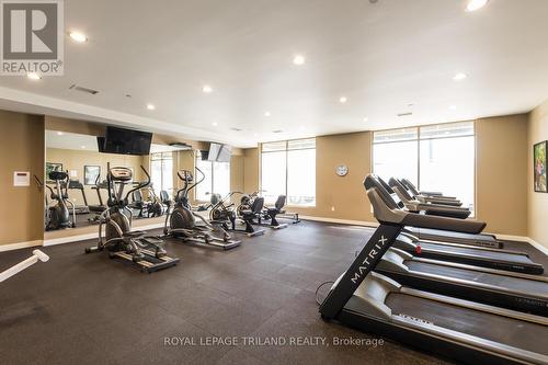 801 - 330 Ridout Street N, London East (East K), ON - Indoor Photo Showing Gym Room