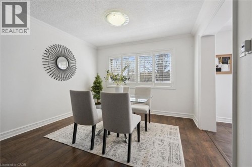 295 Water Street Unit# 21, Guelph, ON - Indoor Photo Showing Dining Room