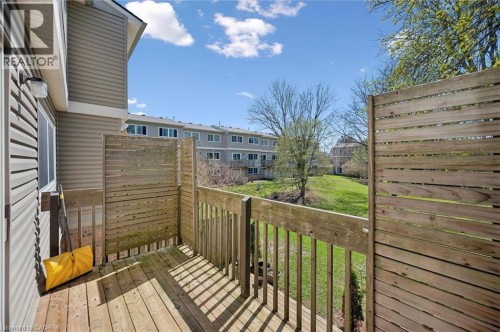295 Water Street Unit# 21, Guelph, ON - Outdoor With Deck Patio Veranda With Exterior