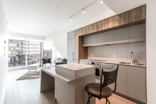 Vue d'ensemble - 905-1288 Rue St-Antoine O., Montréal (Ville-Marie), QC - Indoor Photo Showing Kitchen
