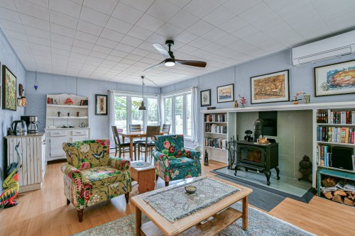 Salon - 3122 1Er Rang De Doncaster, Val-David, QC - Indoor Photo Showing Living Room