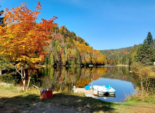 Bord de l'eau - 3122 1Er Rang De Doncaster, Val-David, QC - Outdoor With View