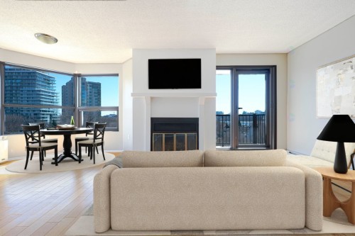 Salon - 605-259 Rue Champlain, Gatineau (Hull), QC - Indoor Photo Showing Living Room With Fireplace