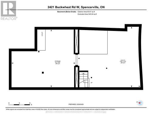 Floor plan - Basement - 2421 Buckwheat Road W, Edwardsburgh/Cardinal, ON 