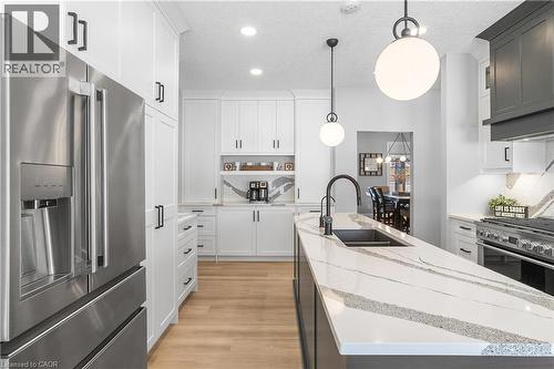 2 Cloverlea Crescent, St. George, ON - Indoor Photo Showing Kitchen With Double Sink With Upgraded Kitchen