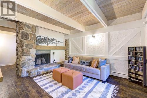 50 Greensview Drive, Kitchener, ON - Indoor Photo Showing Living Room With Fireplace