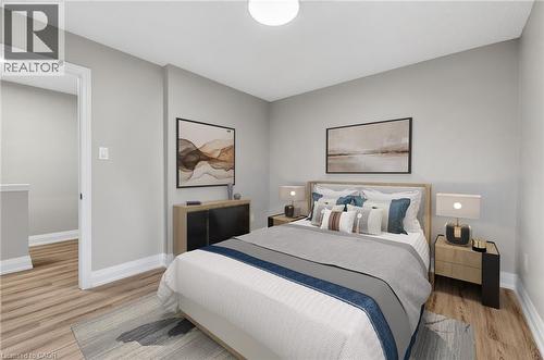 Virtually Staged - 65 Woodman Drive S, Hamilton, ON - Indoor Photo Showing Bedroom