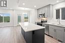 442 Leskiw Bend, Saskatoon, SK  - Indoor Photo Showing Kitchen With Double Sink With Upgraded Kitchen 