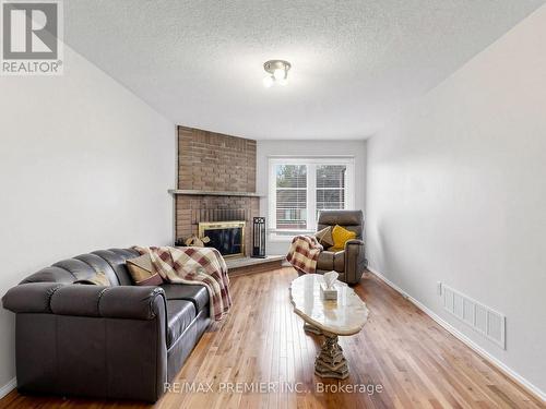 4579 Guildwood Way, Mississauga, ON - Indoor Photo Showing Living Room With Fireplace