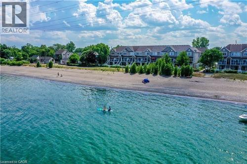 337 Beach Boulevard Unit# 3, Hamilton, ON - Outdoor With In Ground Pool With View