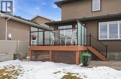 4009 Alton Crescent, Regina, SK - Outdoor With Deck Patio Veranda With Exterior