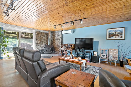 Salon - 789 Place Kavanagh, Mont-Tremblant, QC - Indoor Photo Showing Living Room With Fireplace
