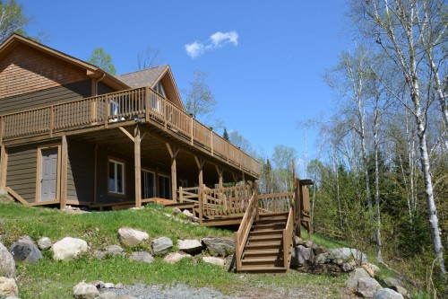 Façade - 345  - 347 Ch. Grenier, Lac-Supérieur, QC 