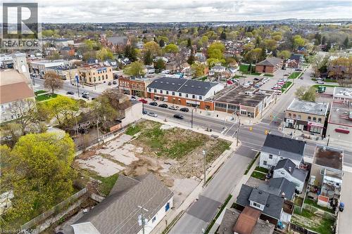 Cleared lot with direct street access, surrounded by established commercial and residential properties - 868 King Street E, Cambridge, ON 