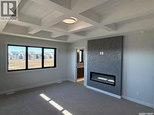 310 Traeger Manor, Saskatoon, SK - Indoor With Fireplace
