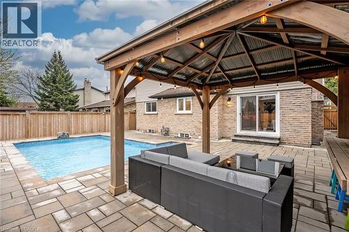 2475 Cavendish Drive, Burlington, ON - Outdoor With In Ground Pool With Deck Patio Veranda