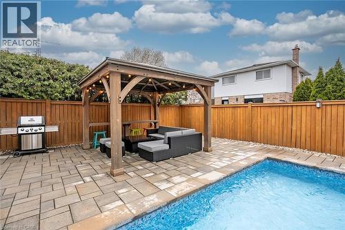 2475 Cavendish Drive, Burlington, ON - Outdoor With In Ground Pool With Deck Patio Veranda