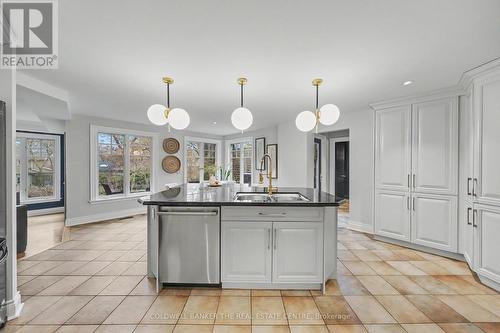 11 Dunlace Drive, Toronto, ON - Indoor Photo Showing Kitchen With Double Sink