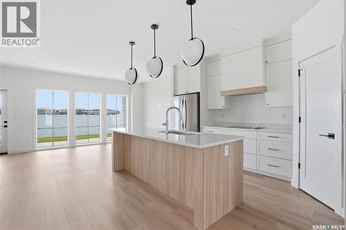 20 720 Brighton Boulevard, Saskatoon, SK - Indoor Photo Showing Kitchen With Upgraded Kitchen