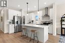 446 Leskiw Bend, Saskatoon, SK  - Indoor Photo Showing Kitchen With Upgraded Kitchen 