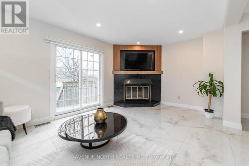 406 Verdon Private, Ottawa, ON - Indoor Photo Showing Living Room With Fireplace