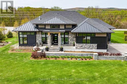Aerial view of the front of the house - 1 Windrose Valley Boulevard, Clearview, ON - Outdoor